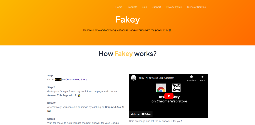 Fakey - AI-powered Quiz Assistant that help you to cheat in google forms quiz